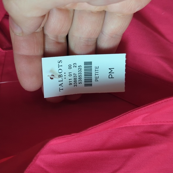 Talbots Sleeveless Button Up - Picture 3 of 5